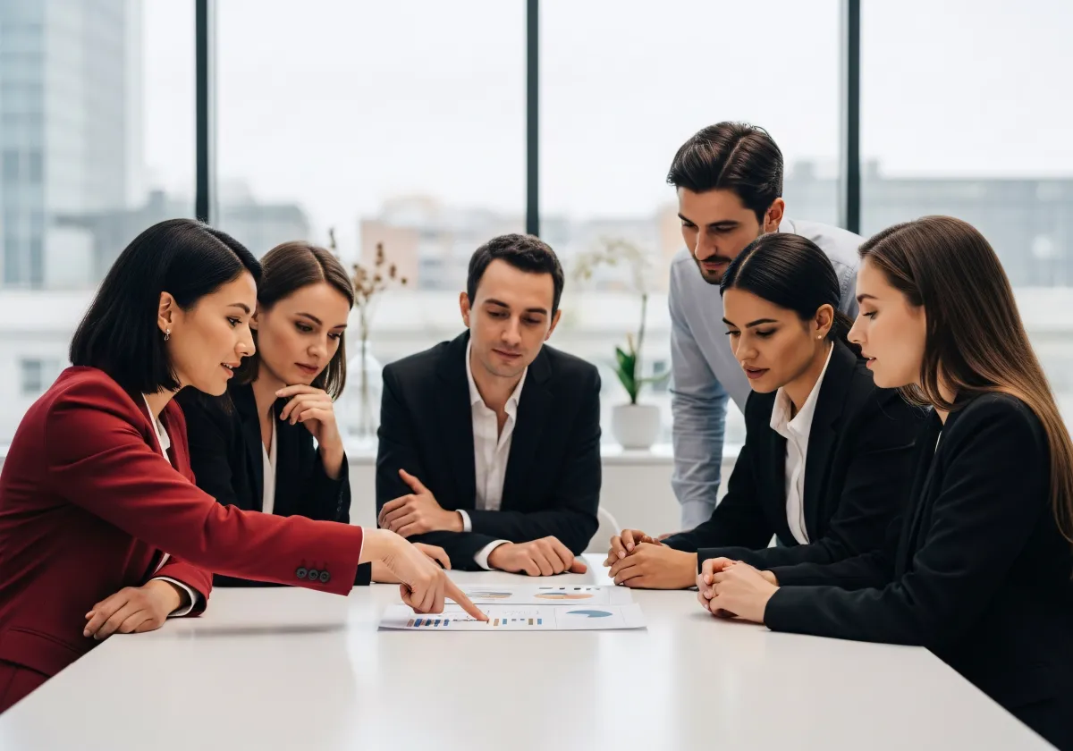 Team professionale in ambiente fiscale